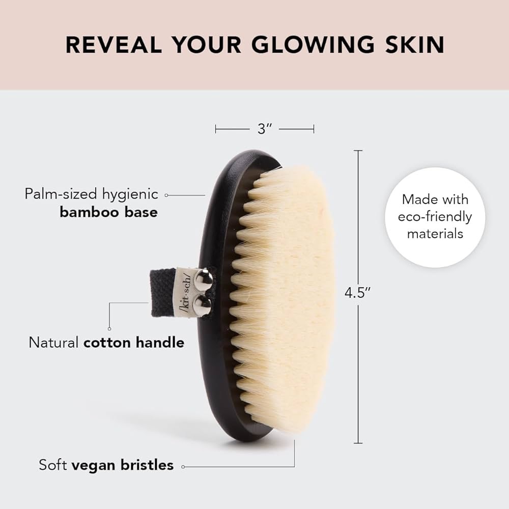 Dry brush, facial brush, and gua sha massage tool - Picture 2 of 8